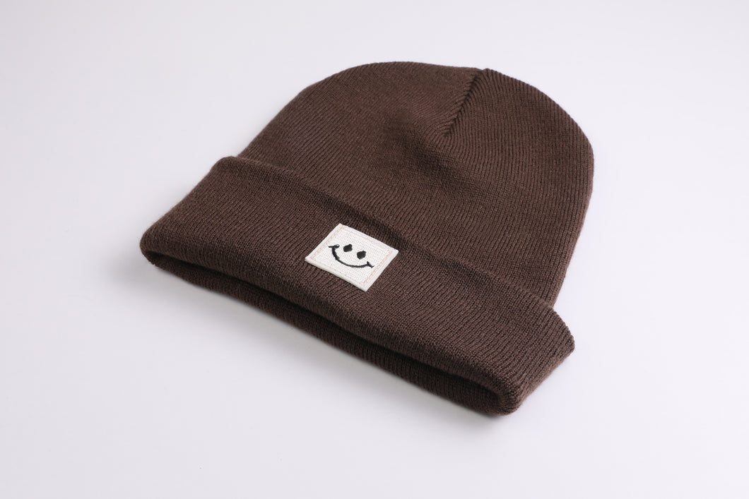 Cuffed Beanie Happy brown
