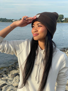 Cuffed Beanie Happy brown